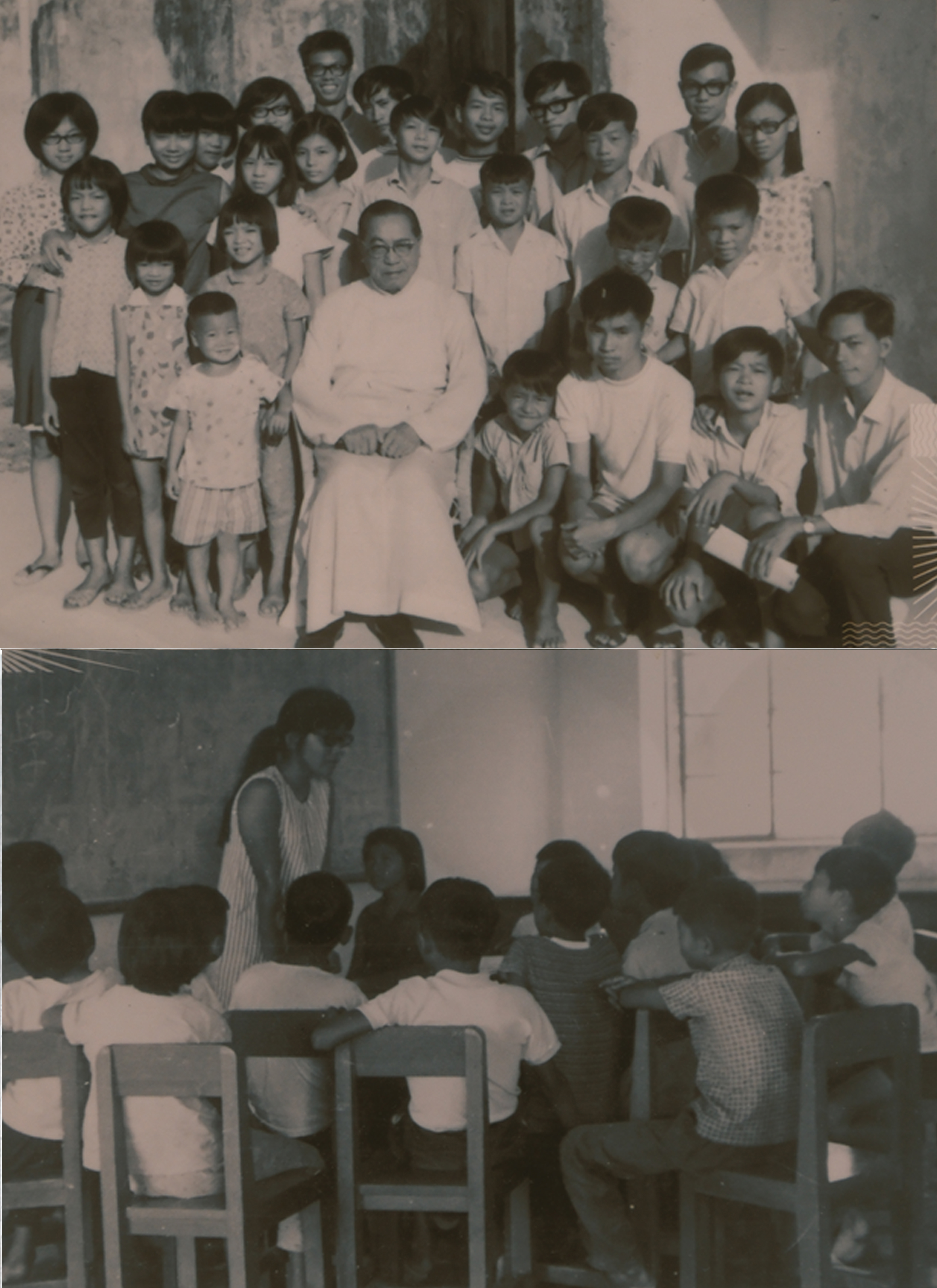 Inside the schoolroom
